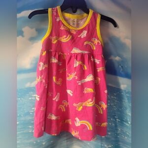 Tucker + Tate‎ NWT Pink Unicorn and Rainbow Dress Size 9M